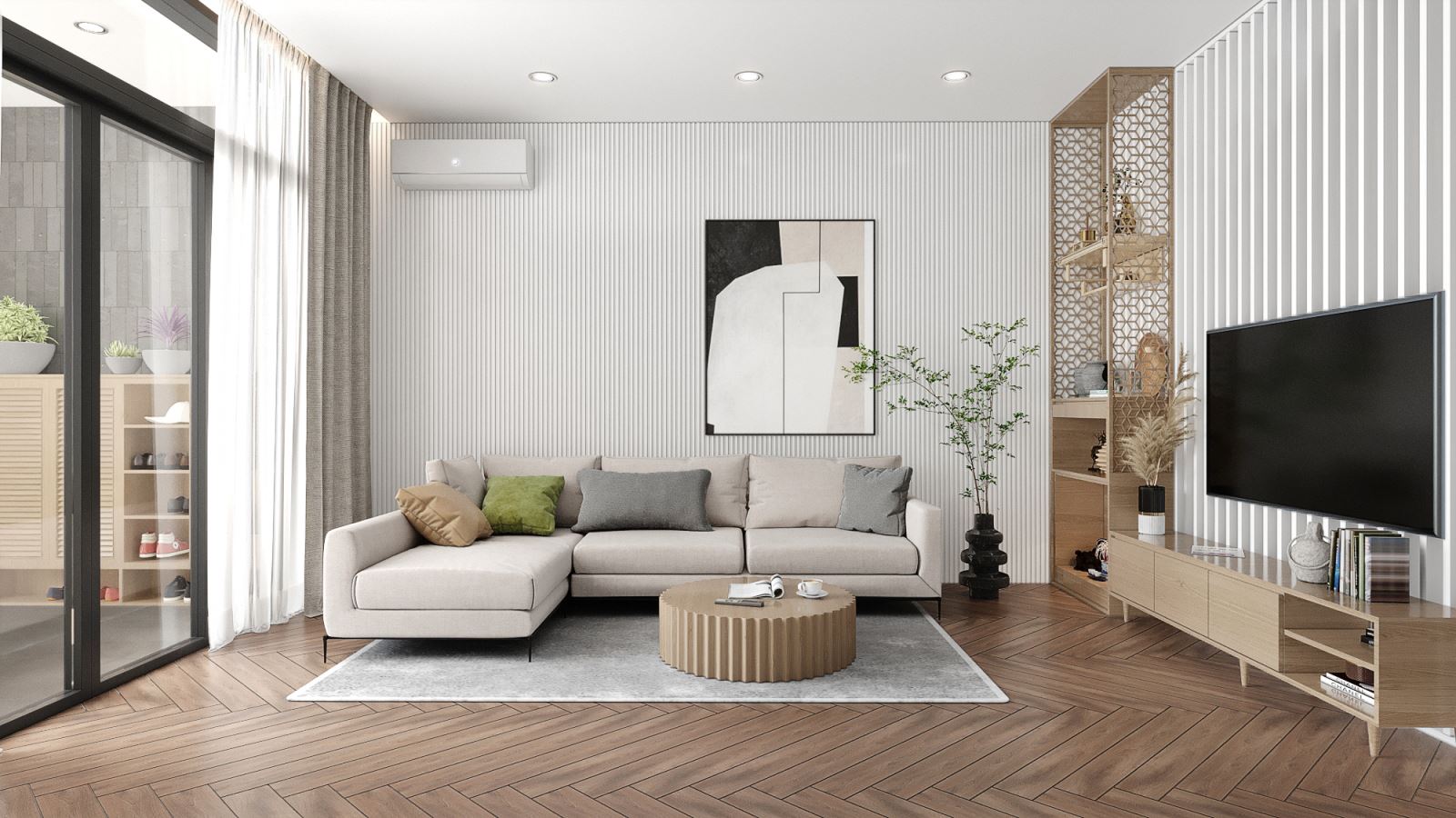 Cách tính giá thiết kế nội thất chung cư 75m2 phong cách hiện đại, tân cổ điển, luxury