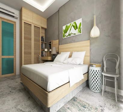 Phong cách tối giản cho phòng ngủ 9m2