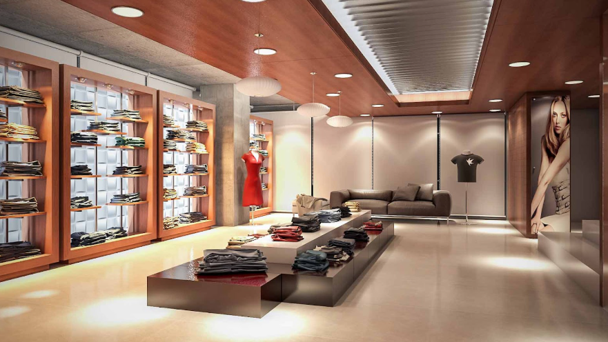 thi công nội thất showroom 2