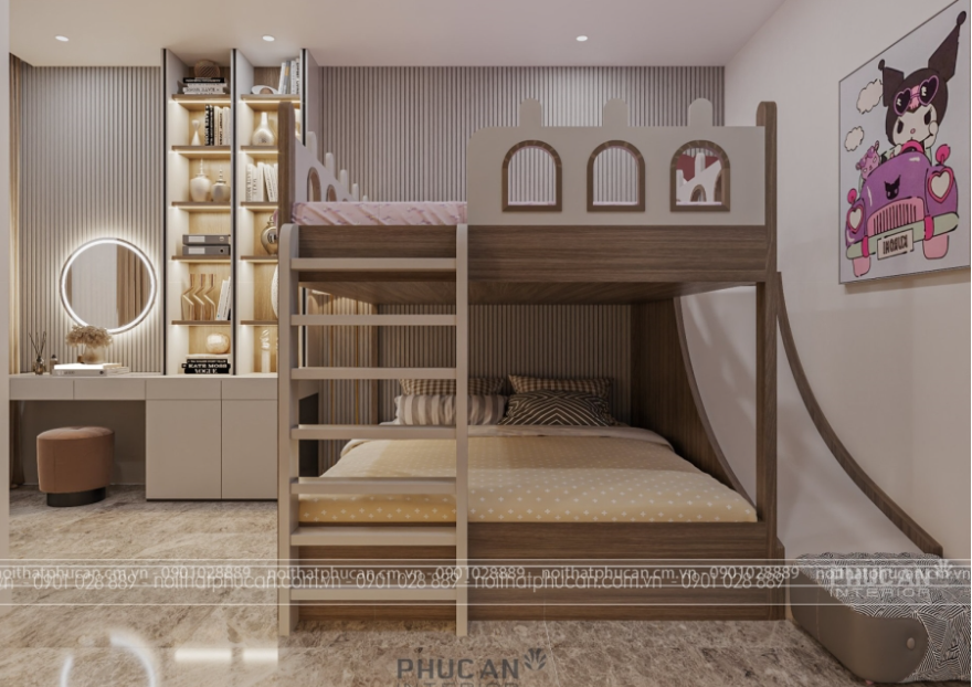 Ưu điểm nổi bật của giường ngủ gỗ cho bé