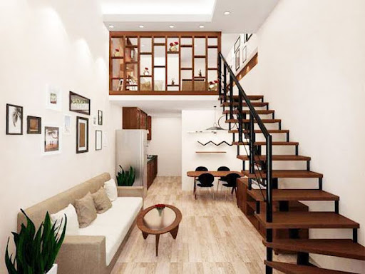 Bố cục thiết kế nhà 30m2 có gác lửng – Cân bằng giữa thẩm mỹ & tiện nghi