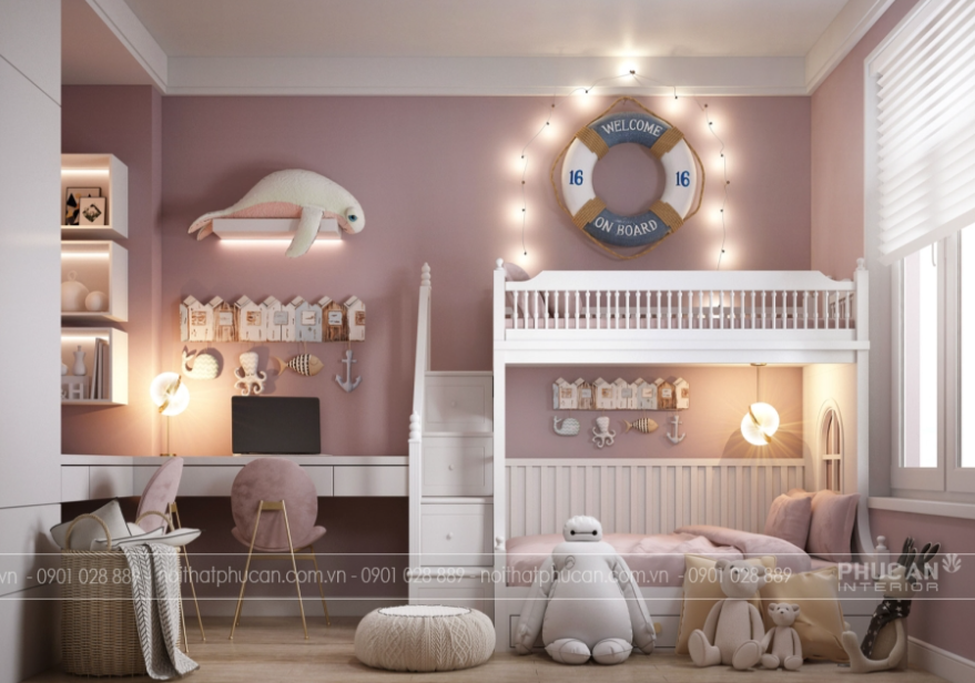 Một số mẫu thiết kế phòng ngủ nhỏ đẹp do Nội Thất Phúc An thực hiện