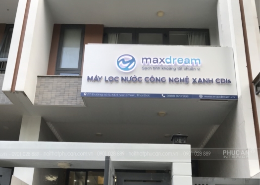 Bảng hiệu công trình MAXDREAM