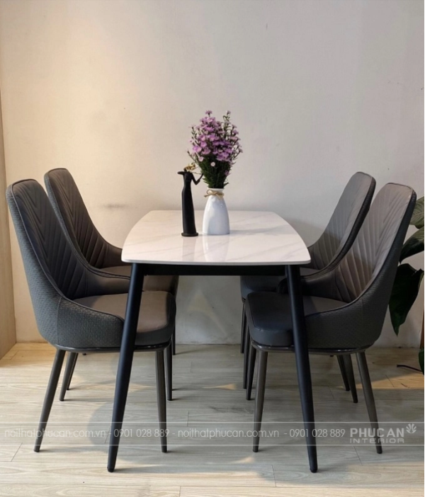 Bàn ăn 4 ghế kích thước bao nhiêu là chuẩn?