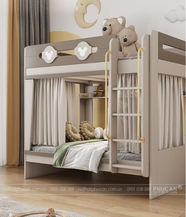 Báo giá giường tầng trẻ em mới nhất 2025 – Mẫu đẹp, an toàn, giá tốt tại Nội Thất Phúc An