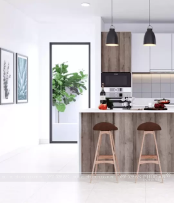 Cách bố trí bếp nhà ống tránh nóng – ám mùi hiệu quả, khoa học