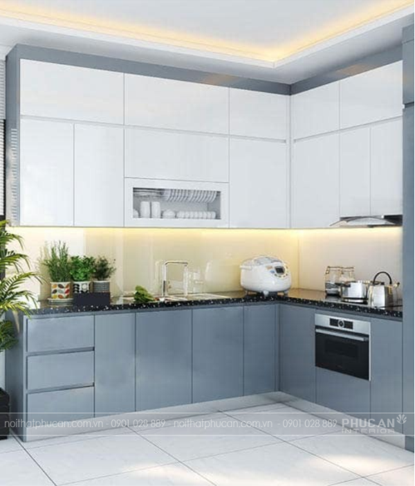 Kích thước tủ bếp tiêu chuẩn 2026 mới nhất (Chi tiết chiều cao – chiều sâu – khoảng cách)