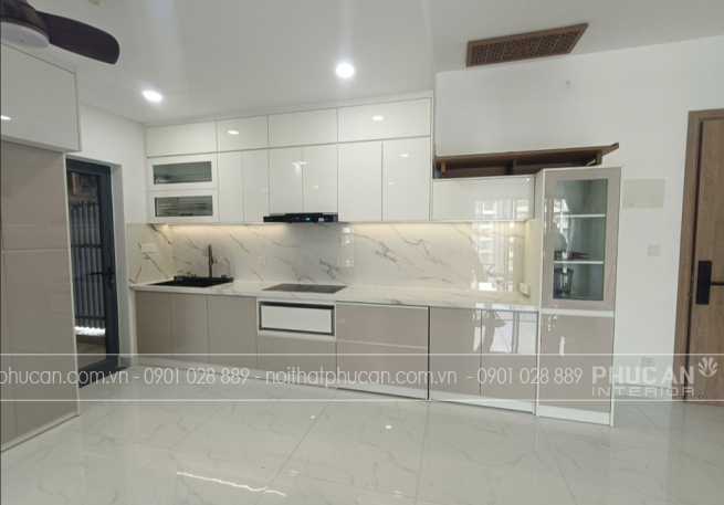 Thi Công Nội Thất Căn Hộ Diamond Alnata Plus - Cô Nhung