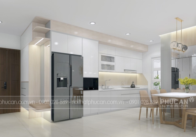 Thiết kế nội thất căn hộ cho chị Hạnh