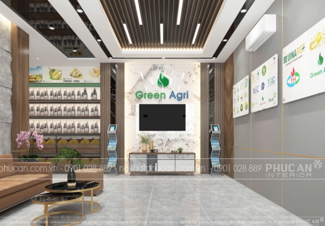 Thiết Kế Nội Thất Văn Phòng Sầu Riêng Green Agri