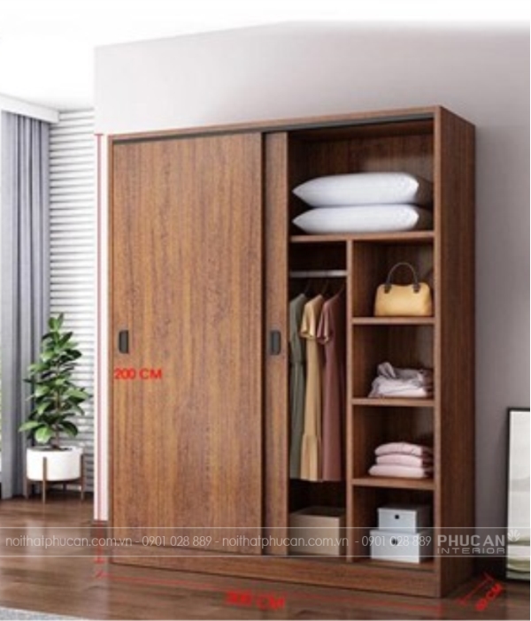 Top mẫu tủ quần áo thông minh cho phòng nhỏ đẹp – tiết kiệm diện tích