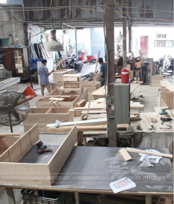 Xưởng sản xuất nội thất tại TP.HCM – Lợi ích khi đặt thi công trực tiếp tại xưởng