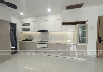 Thi Công Nội Thất Căn Hộ Diamond Alnata Plus - Cô Nhung
