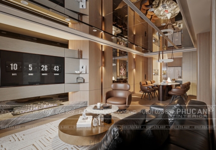 Thiết Kế Nội Thất Căn Hộ Anh Tuấn