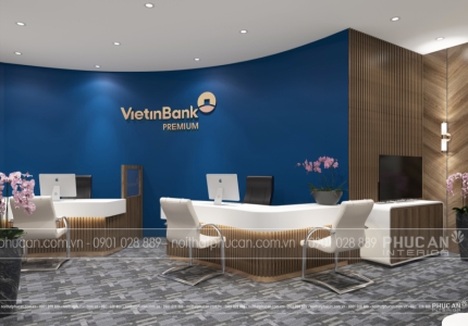 Thiết Kế Nội Thất Ngân Hàng Vietinbank Chi Nhánh Khánh Hòa