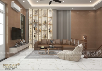 Thiết Kế Nội Thất Nhà Phố Chị Hiền
