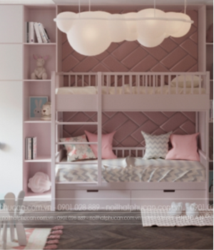 Top 7 mẫu giường 2 tầng cho bé gái đẹp – an toàn – tiết kiệm không gian năm 2025